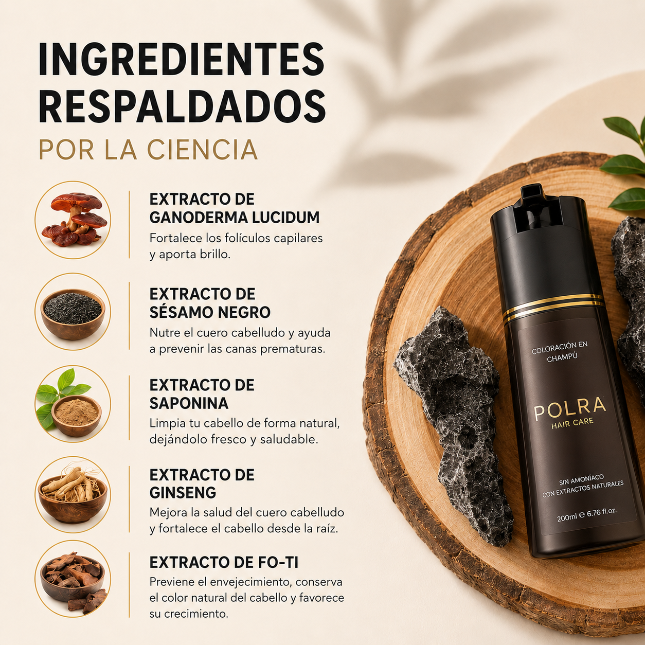 Champú Colorante Instantáneo POLRA