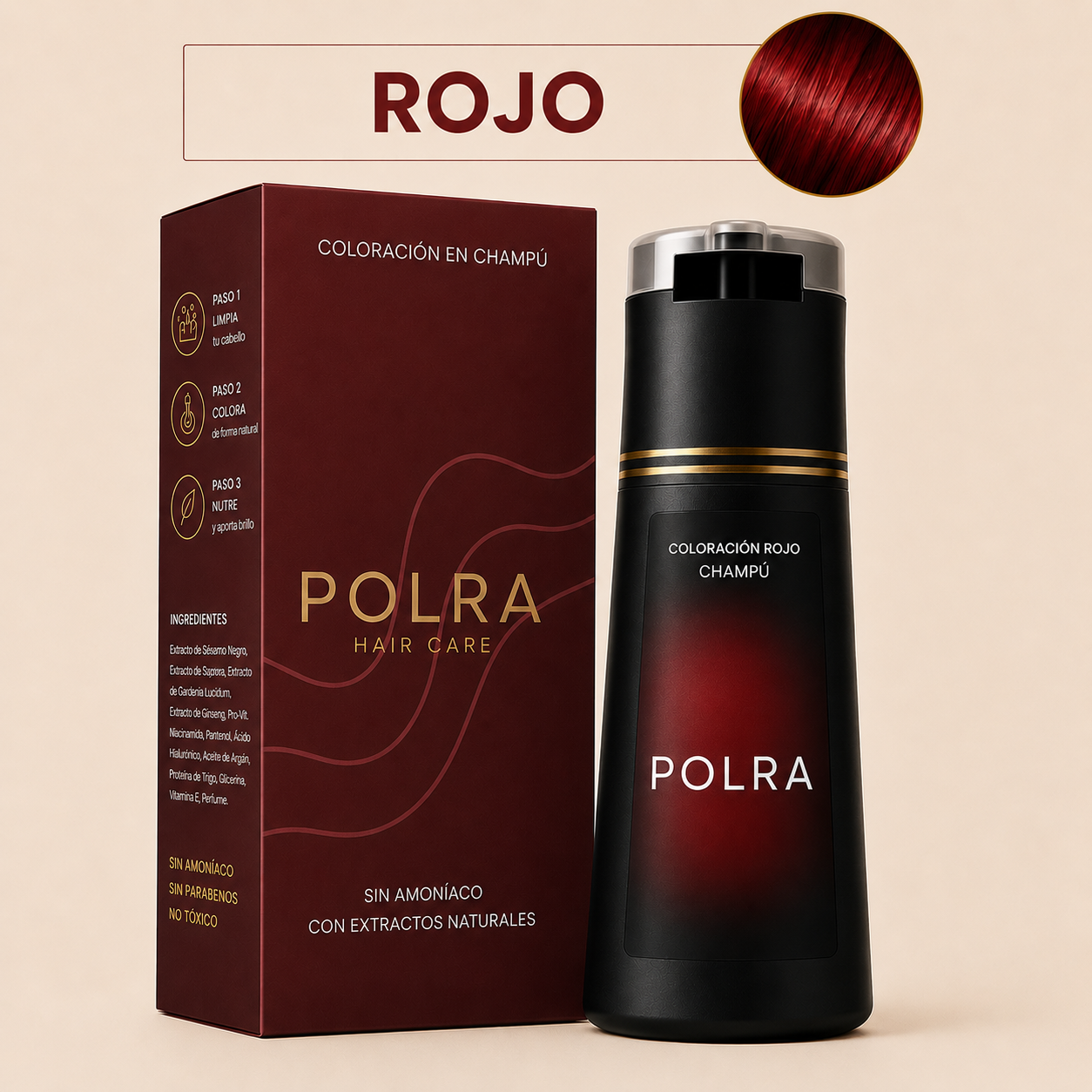 Champú Colorante Instantáneo POLRA
