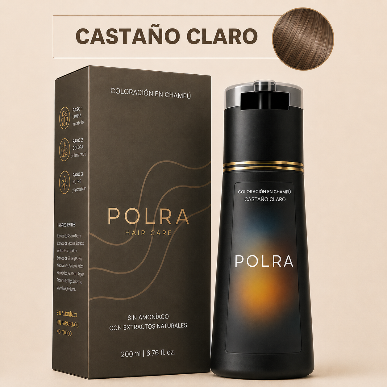Champú Colorante Instantáneo POLRA