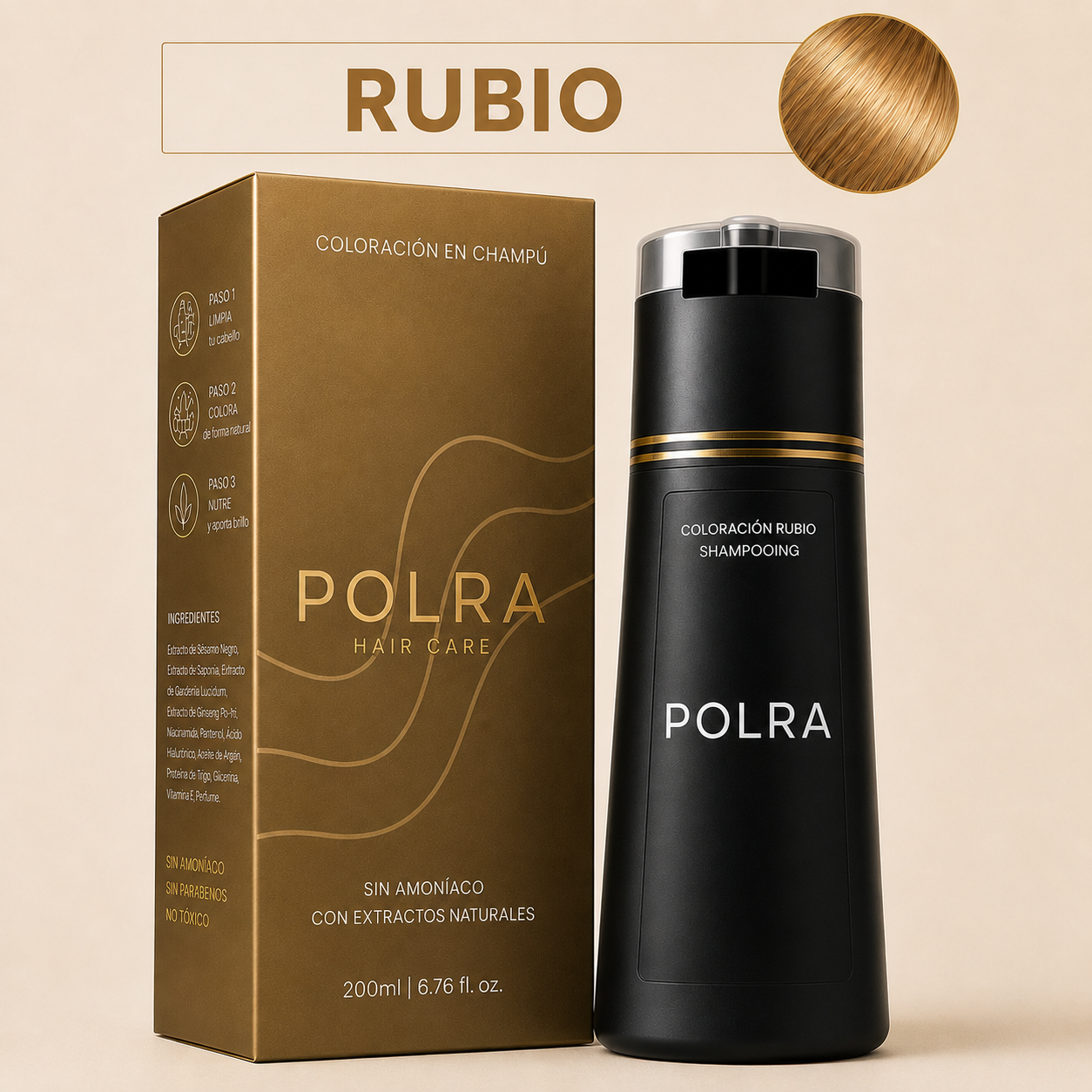 Champú Colorante Instantáneo POLRA